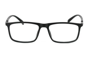 Matte Black Full Rim Rectangle Computer Glasses