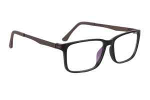 Matte Black Full Rim Rectangle Computer Glasses