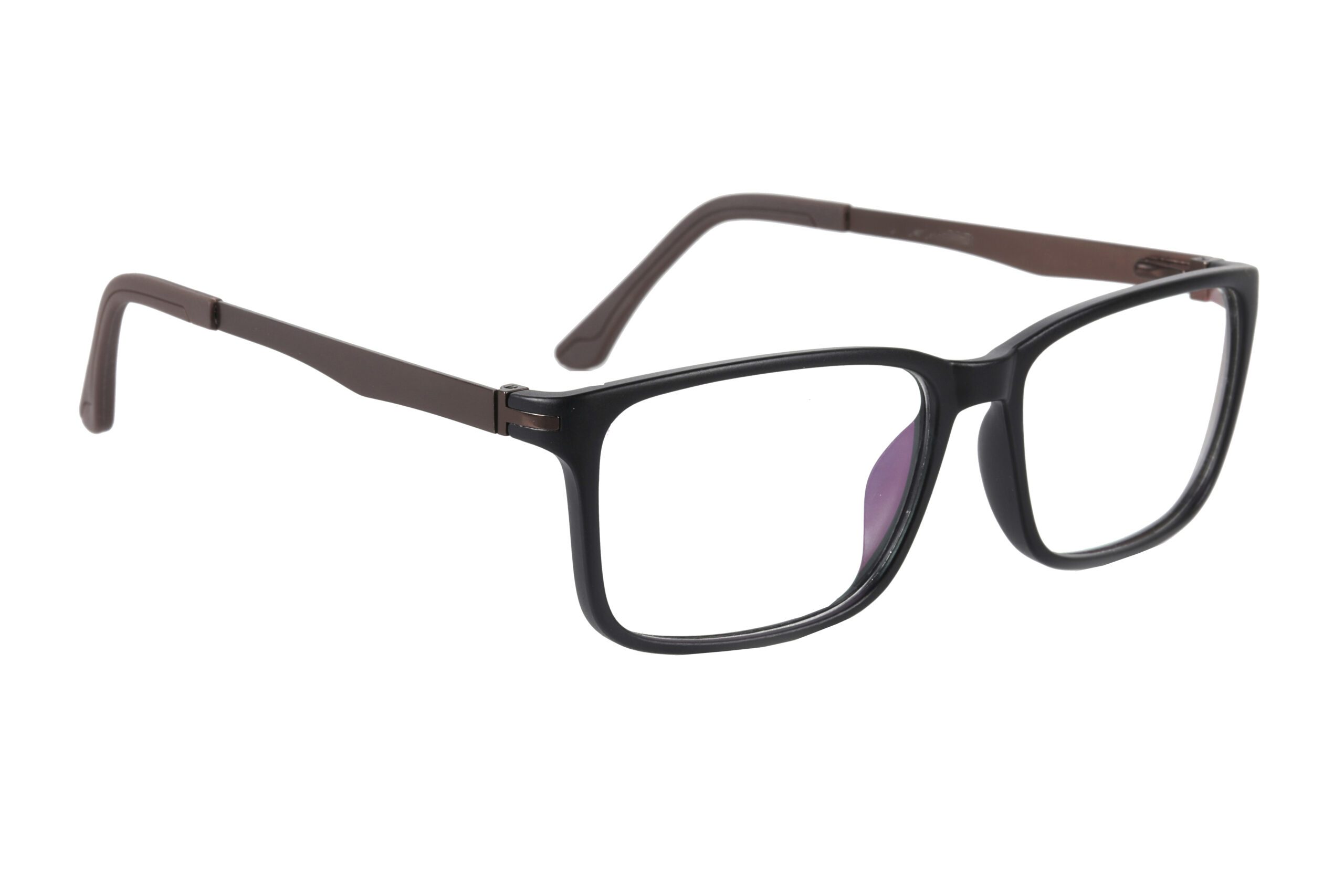 Matte Black Full Rim Rectangle Computer Glasses