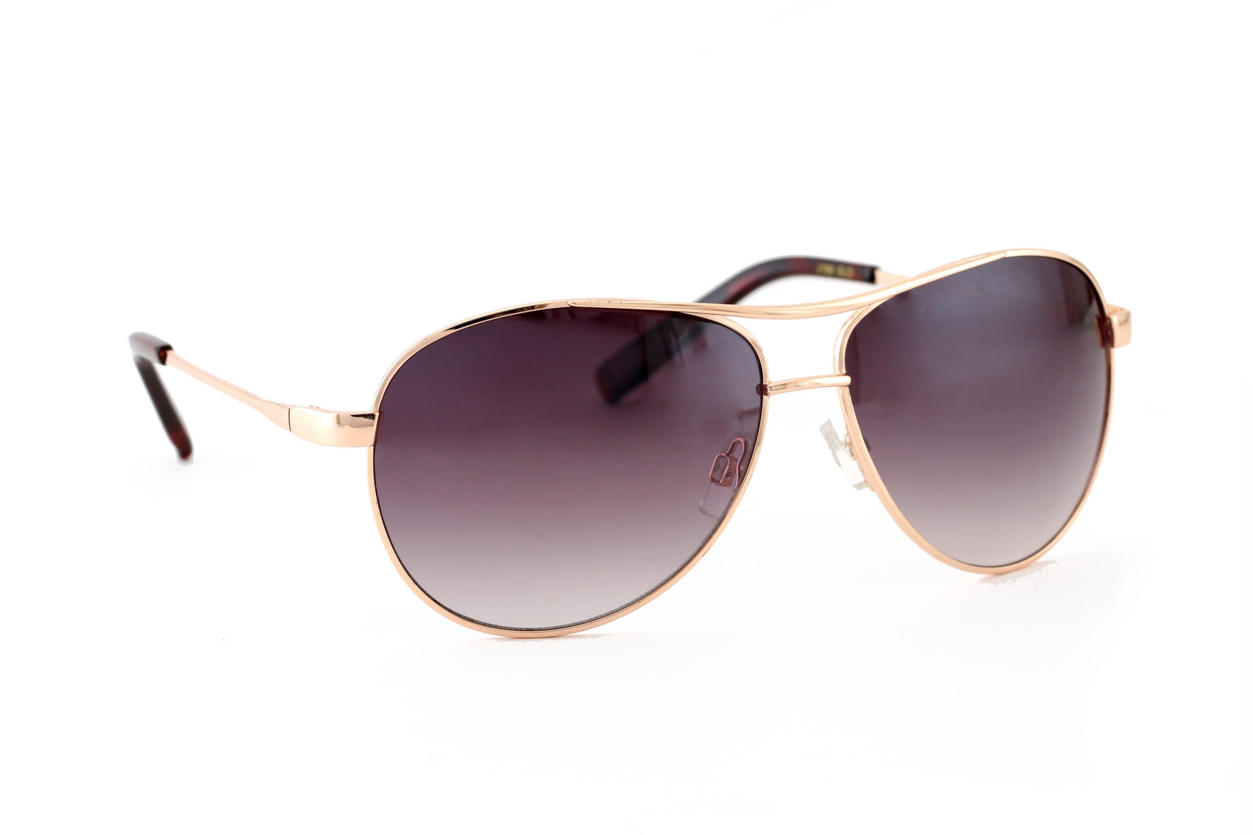 Gold Full Rim Aviator Sunglasses
