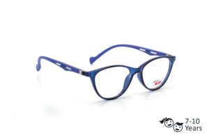 Blue Full Rim Cat Eye Kids Eyeglasses