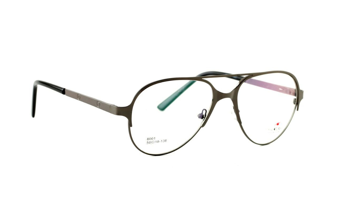 Brown Full Rim Aviator Eyeglasses