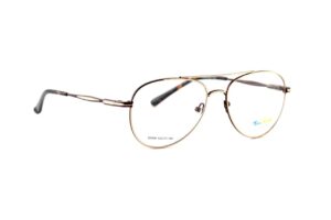 Gold Full Rim Aviator Eyeglasses