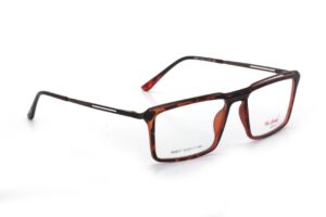 Tiger Brown Full Rim Rectangle Eyeglasses