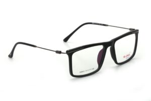 Black Full Rim Rectangle Eyeglasses