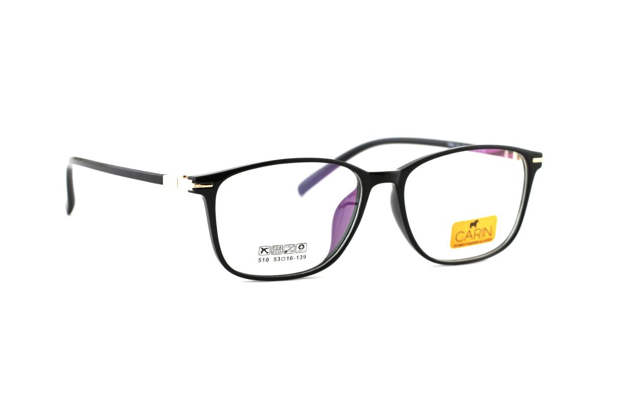 Black Full Rim Rectangle Eyeglasses