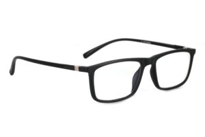 Matte Black Full Rim Rectangle Computer Glasses