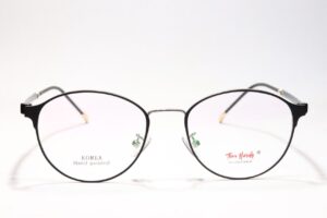 Black Full Rim Round Eyeglasses