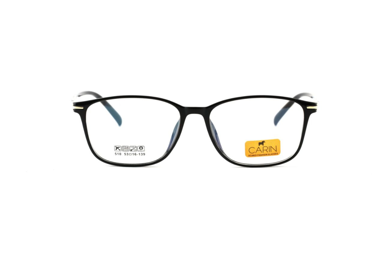 Black Full Rim Rectangle Eyeglasses