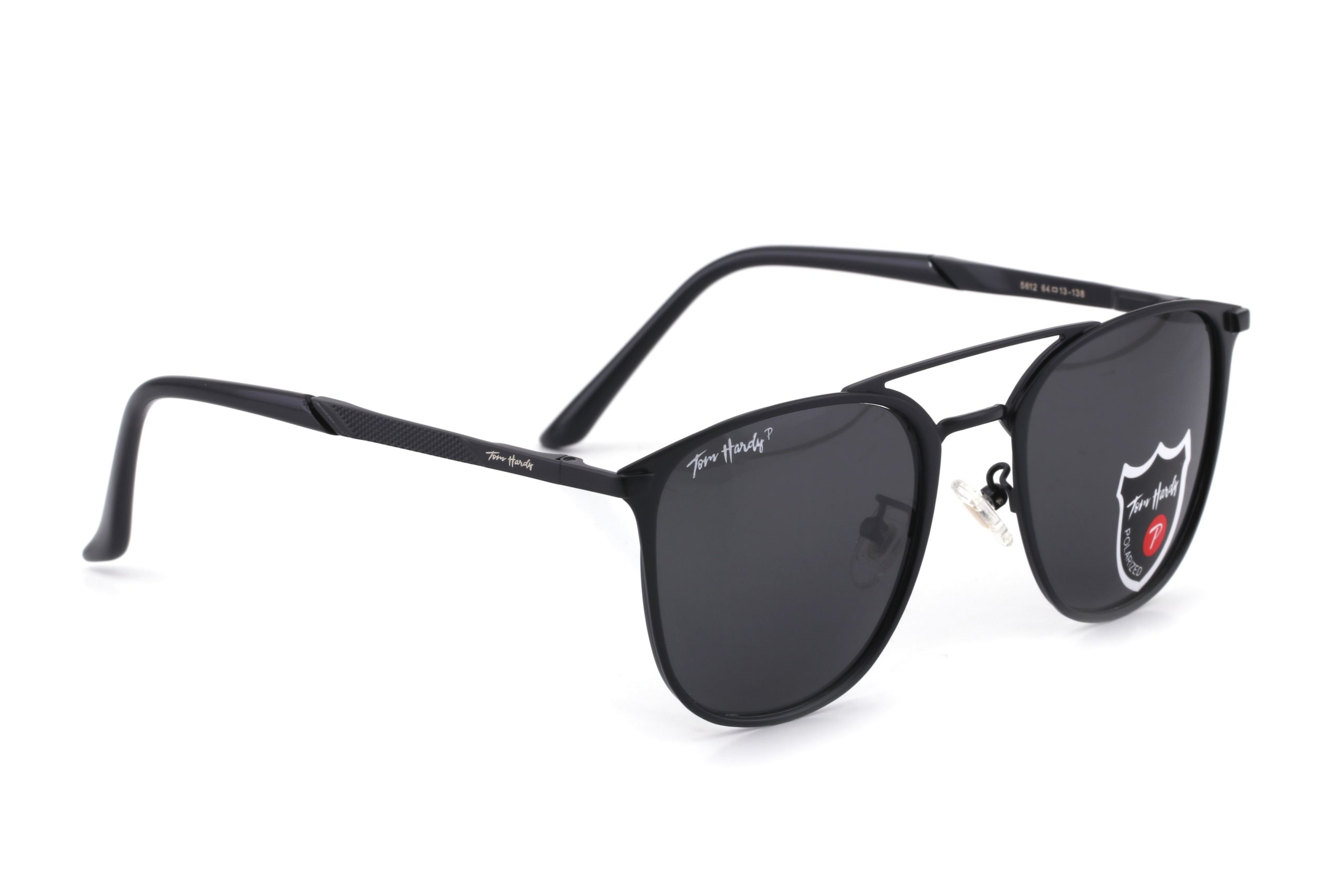 Black Full Rim Square Sunglasses